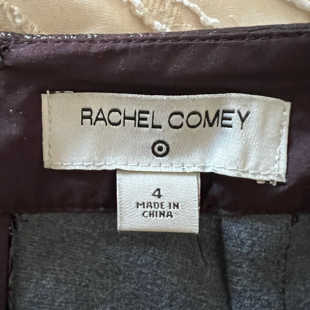 Rachel Comey Dark Brown Croc-Embossed Pencil Skirt - Picture 3 of 3